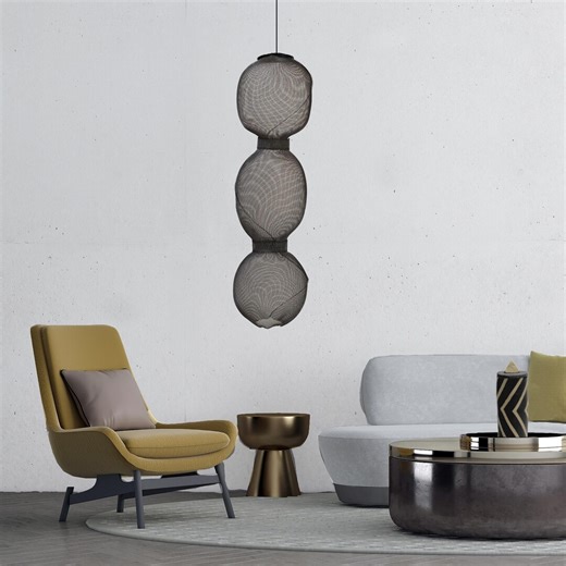 Hanging Wire Mesh Sculpture #29, 40" H X 11"w, Abstract Accent Sculpture, Living Room or Den, Metal Hanging Sculpture. COMMISSION - Etsy