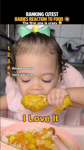 Ranking the Craziest Babies’ Reactions to Food (You Won’t Believe #1!) #shorts #funny #cutebabies