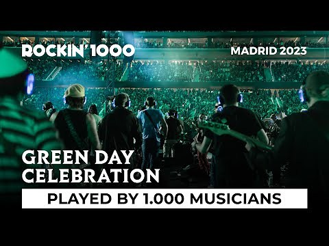 Boulevard of Broken Dreams, American Idiot, Basket Case played by 1,000 musicians | Rockin'1000
