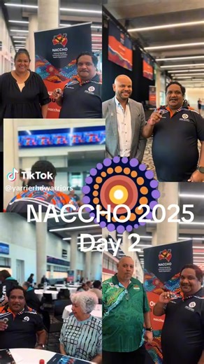 Gurriny Yealamucka Health Services Aboriginal Corporation takes us through day 2 of #NACCHOConf2025 🖤💛❤️ #OurHealthInOurHands #strengthcomesfromcommunitycontrol #NACCHO #AboriginalHealth | NACCHO Aboriginal Health Australia
