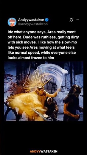 In Immortals (2011), This Scene Makes Ares Look Untouchable