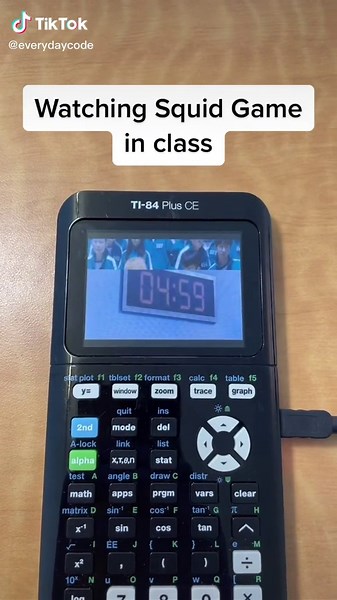 4K Ultra HD 😎 (Program: Calc2KeyCE by Dmalenke) #squidgame #school #calculator