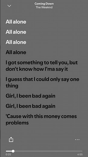 The Weeknd - Coming Down (Lyrics) #lyrics #theweeknd #comingdown