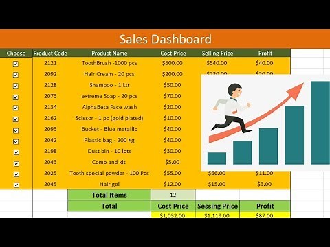 Extreme Excel Tips : Click checkbox to highlight row (row color change)