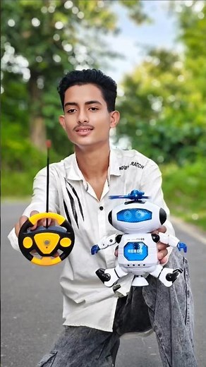 🤯Rc remote control dancing robot unboxing and review testing#shorts