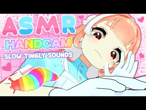 ASMR HandCam ♡ soft, slow sounds for deep relaxation ☁️🌸