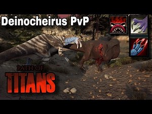 DUCK PVP AND BUILD GUIDE - Path of Titans PvP Deinocheirus compilation