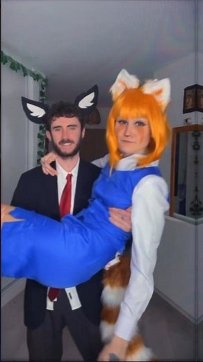 Aggretsuko reminds me of Fliqpy 🙂 #cosplay