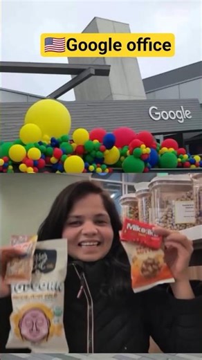 🇺🇸 गूगल अमेरिका Google HQ office California Micro Kitchen tour #shorts #food #ytshorts #google