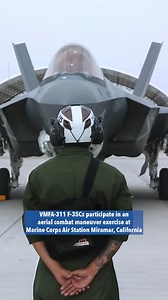 VMFA-311 F-35C aerial combat maneuver exercise