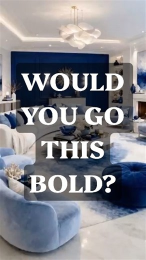 This Blue & White Bathroom Is Pure French Luxury #Shorts #BathroomDesign #interiordesign