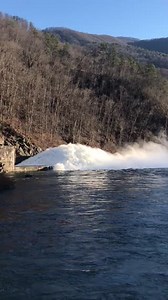 We are aggressively releasing water to bring reservoir levels down to be ready for the potential of heavy rainfall this weekend and into next week. Large tributary dams, including Fontana, Norris, Cherokee, and Douglas are generating with all available units and sluicing water. (📹Fontana Dam) | Tennessee Valley Authority