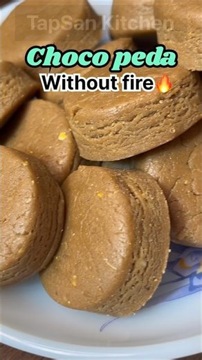 🔥🔥No fire chocolate peda #tapsankitchen #shorts #firelesscooking