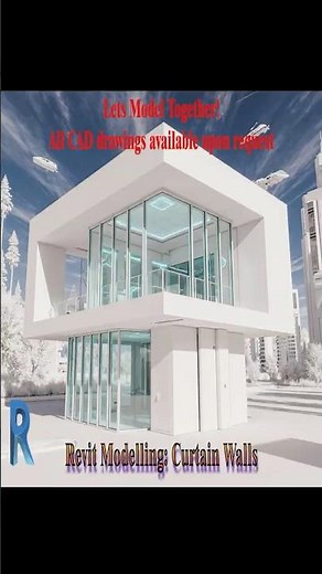 Revit Curtain Wall Trick You Should Know #revit #curtainwall