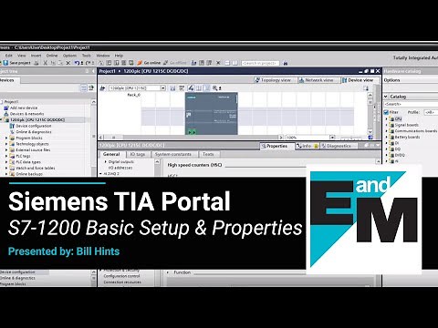 Siemens | S7-1200 Basic Setup and Properties | EandM