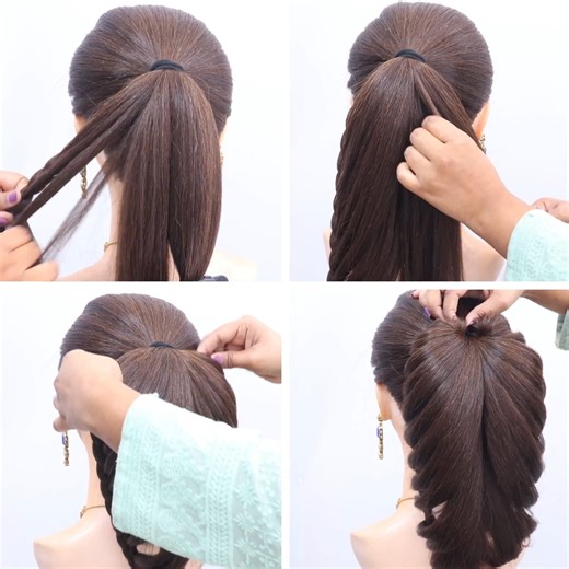 71K views · 643 reactions | Waterfall Hairstyle For Party & Functions | Magical Hairstyle | Facebook