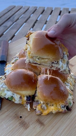 Breakfast slider #asmr #winteriscoming | Meatkingz