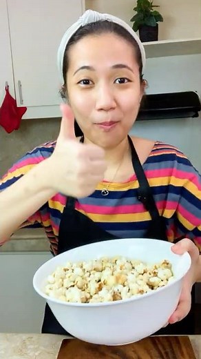 Make popcorn from dried corn kernels like this #shorts easy cheap no machine popcorn recipe at home