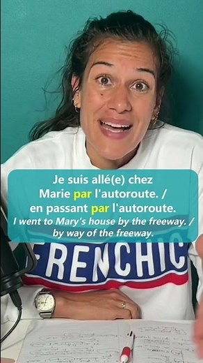 Learn the difference between pour and par in French! #learnfrench #frenchgrammar #shorts