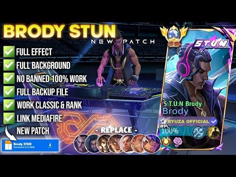 NEW Script Skin Brody STUN - STUN Brody No Password | Full Effect Voice Patch Terbaru