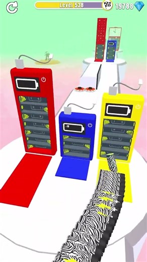 Insane Speedrun in Battery Runner 3D! Battery Runner 3D 538 #gaming #shorts #shortfeed #viralshorts