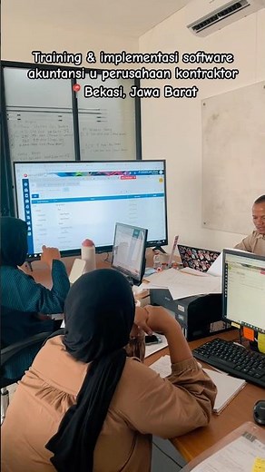 Accounting software training and implementation for contractor companies. 📍Bekasi, West Java