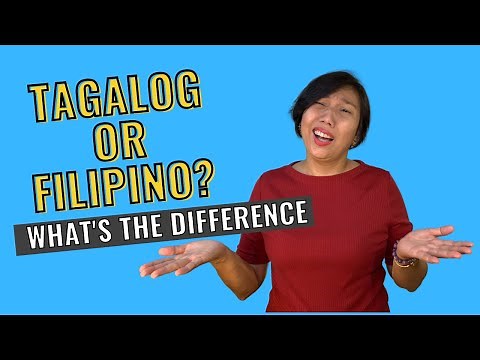 Difference between TAGALOG and FILIPINO language