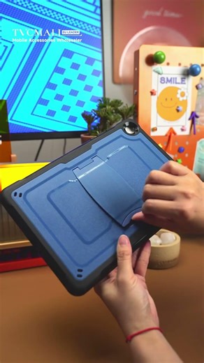 For Samsung Galaxy Tab A11+ / A9+ Case Tablet Cover with Hidden Zinc Alloy Kickstand #tablets