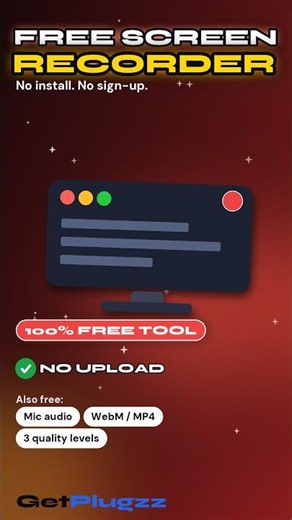 Free Screen Recorder Online — No Install, No Sign-Up #shorts