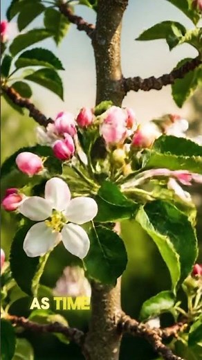 Apple Tree Life Cycle 🍎#AppleTree #NatureShorts #PlantTimelapse #Growth