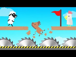 If You TOUCH THE BLADES You LOSE! (Ultimate Chicken Horse)