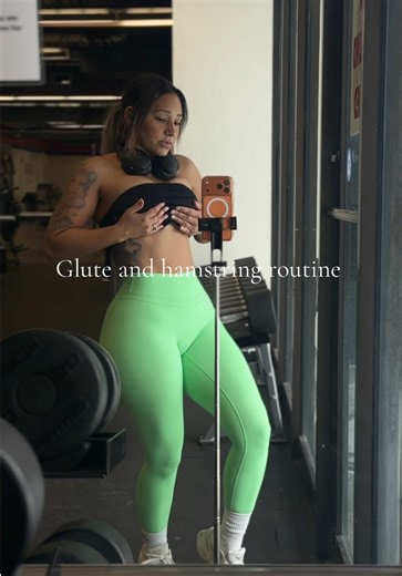 My glute and hamstring routine. Just 1 of 3 lower body days of my split #gluteworkout #glutegrowth #hamstrings #glutes