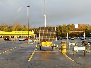 Blue Flashing Lights In WalMart Parking Lot Are Crime Fighters