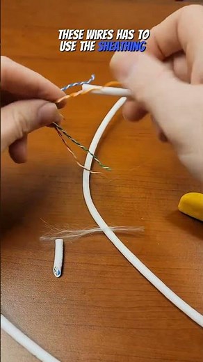 How to terminate rj45 wire