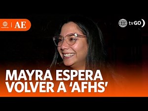Mayra Couto hopes to return to 'Al fondo hay sitio' | América Espectáculos (TODAY)