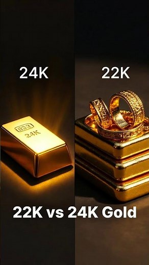 22k vs 24k Gold: Don’t Get Cheated! 22k 24k 💰✨