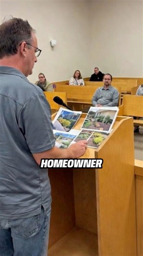 HOA Orders Homeowner to Remove Native Plants 😰 #short | Crime stories