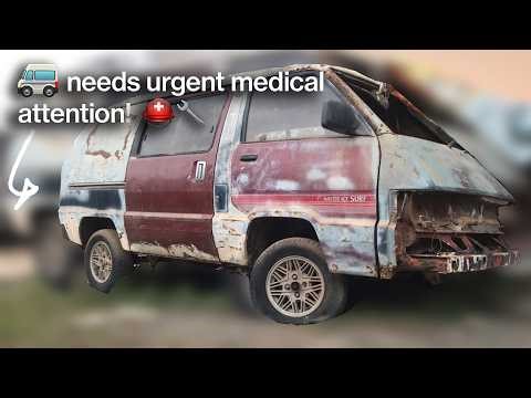 I'm Finally Restoring An Abandoned 1986 TOYOTA VAN - Part 1
