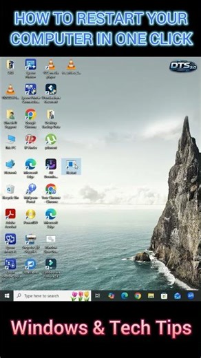 🔥 1 Click Me Computer Restart Karne Ka Secret Trick 🔥#dineshtechsolutions3.0 #shorts