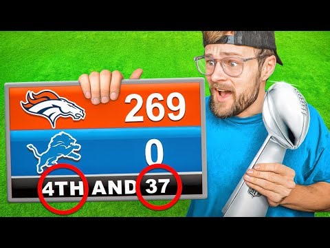 I Tried to Win a SUPER BOWL But Every Play is 4TH DOWN!