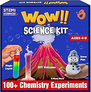 Butterfly EduFields 100+ Science Kits for Kids Age 4-8 | Science Kit Gifts for 6 Year Old Boys & Girls | Science Experiments for Kids 6-8 | Science Kits Age 4-8 | Cool 7 Year Old Gifts