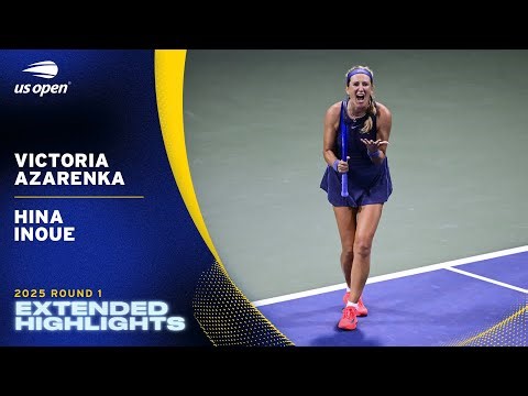 Victoria Azarenka vs. Hina Inoue Extended Highlights | 2025 US Open Round 1