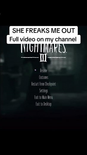 She freaks me out #littlenightmaresplaythrough #littlenightmaressix #littlenightmares3