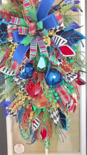 Handmade Nutcracker Door Swag: Gemmed Christmas Holiday Wreath - Etsy