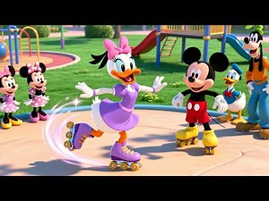Mickey & Minnie’s Amazing Play Area Adventure 🎢 Fun Day at the Park With Friends Kids Cartoon Story