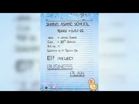 Business Plan | Soap | Entrepreneurship Project | Class 12 | 2021-22 | CBSE | Nitesh Sharma