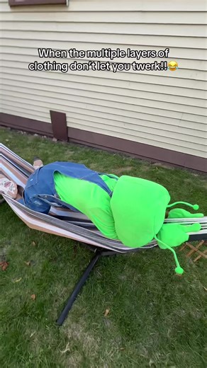 Shorts, an alien suit, overalls and uncomfy boots!! #funny #trending #viral #dance #fyp