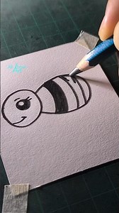 how to draw a bee