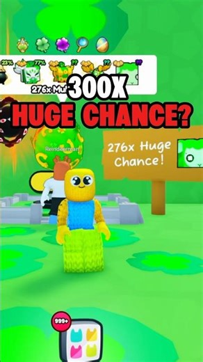Pet Simulator 300x Huge Chance? St Patrick’s Forever Pack Luck #roblox #petsimulatorx #petsim99