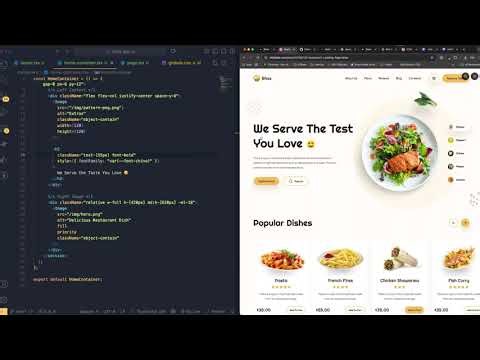 🧱 🍽️ Foodie App with Next.js & TypeScript Part 9 – Hero Content 🍔✨